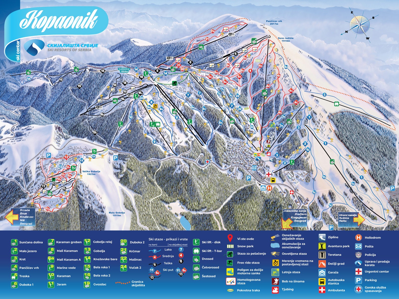 Kopaonik Page 81 Skijalista Srbije