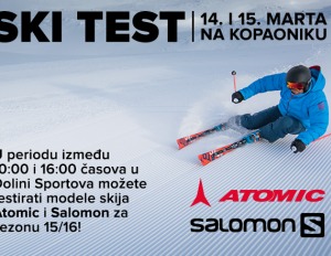 Ski test  Salomon i Atomic skija